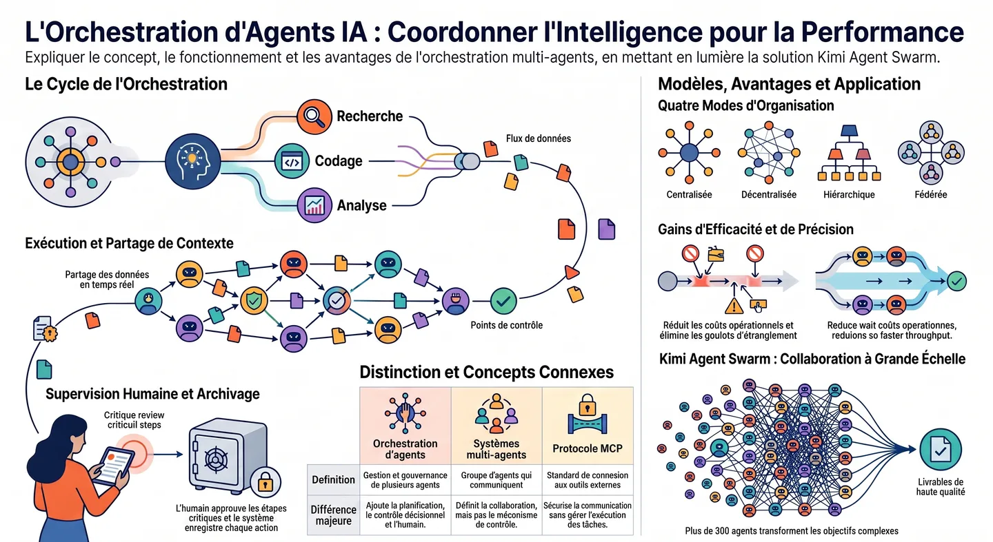 Orchestration multi-agents IA — architecture et automatisation